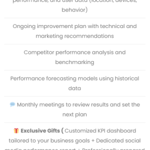 Performance Analytics & Reporting - Comprehensive Package